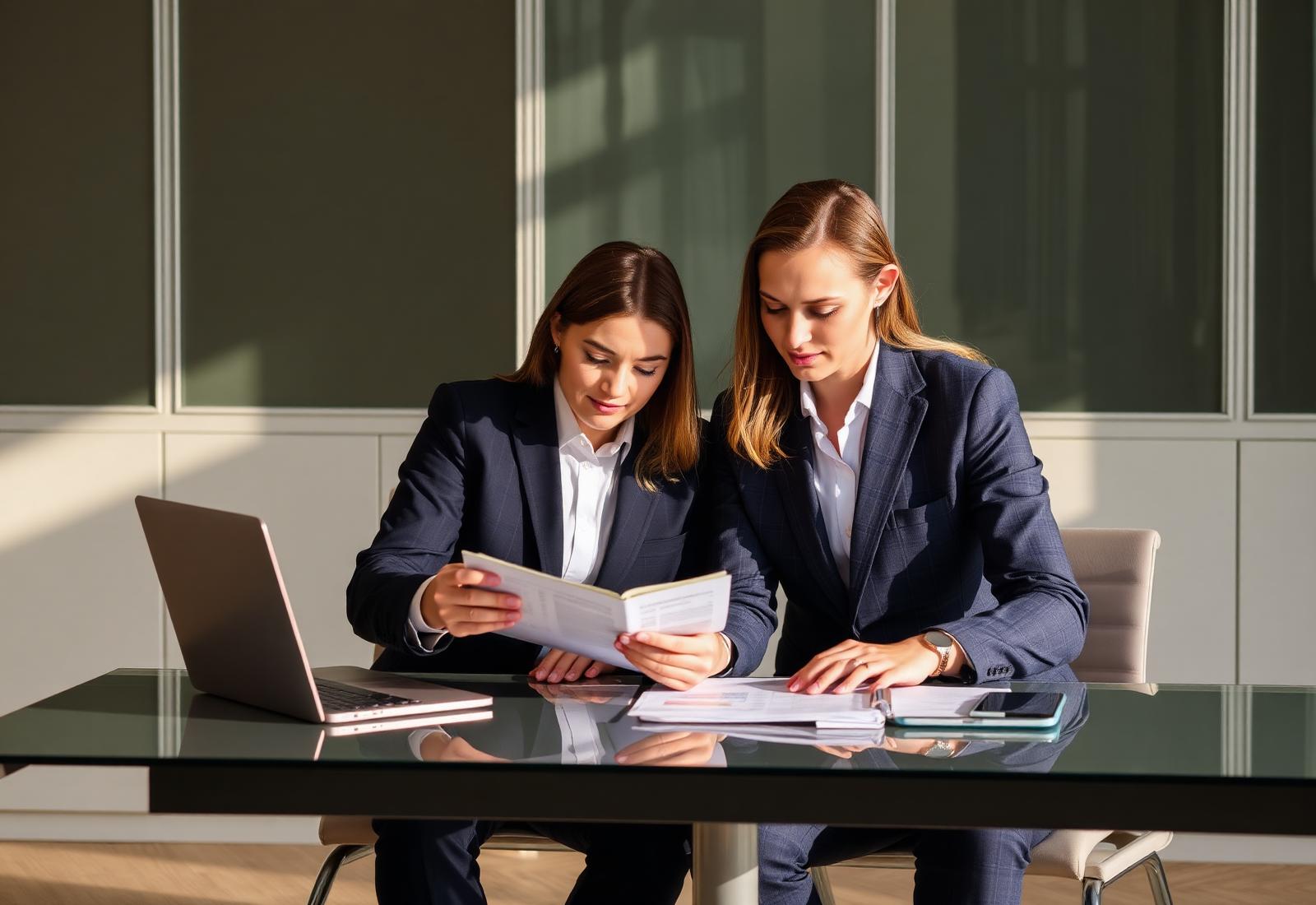 Dang & Associates accountants reviewing client financials